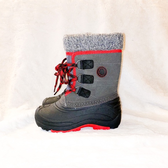 boys snow boots size 1